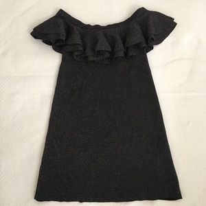 John+Jenn Black Lurex Bodycon Dress